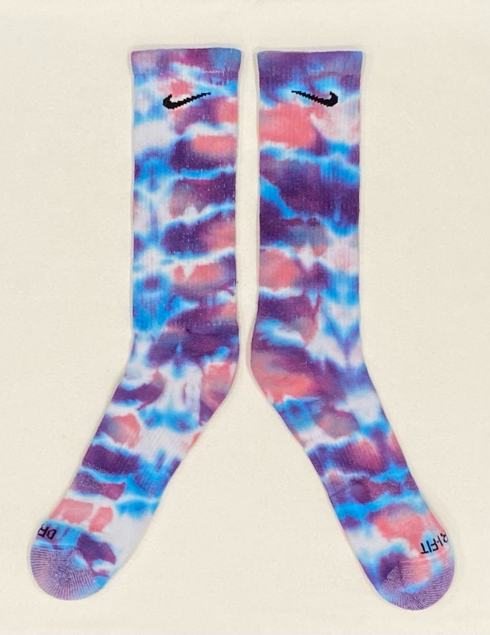 Extra Large Tie Dye Dri-Fit Sockies