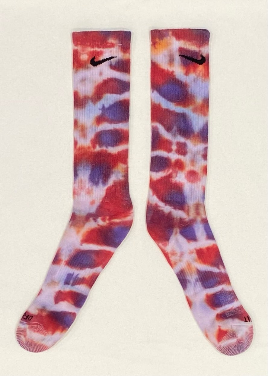 Extra Large Tie Dye Dri-Fit Sockies